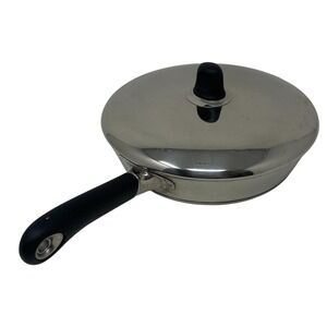 Revere Ware Skillet 10 Inch Stainless Steel With Lid SM-M03 25.5cm